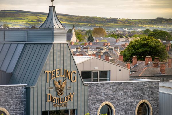 exterior of teelings whiskey distillery